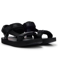 HUGO - Branded Sandals With Riptape Straps And Eva Outsole - Lyst