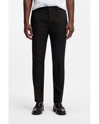 BOSS - Slim-Fit Trousers - Lyst