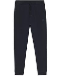 BOSS - Trainingsbroek Van Katoenen Badstof Met Logopatch - Lyst