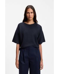 BOSS - Relaxed-Fit Sweater - Lyst