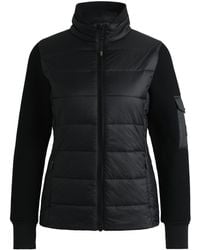 BOSS - Reitsport-Jacke Aus Material-Mix Mit Ärmeltasche - Lyst