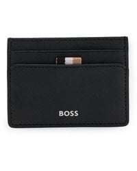 BOSS - Card Holder With Foil-Emed Logo - Lyst
