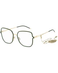 BOSS - Optical Frames With Forked Temples And Branded Chain - Lyst