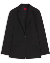 HUGO - Tailored Single-Button Blazer - Lyst