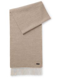 BOSS - Double-Faced Scarf - Lyst