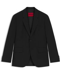 HUGO - Modern-Fit Sakko Aus Elastischem Woll-Mix - Lyst