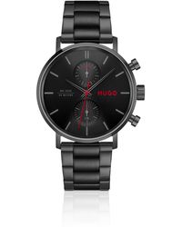HUGO - #Takeoff-Plated Watch With Dial - Lyst