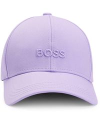 BOSS - Cap aus Baumwoll-Twill mit Logo-Stickerei - Lyst