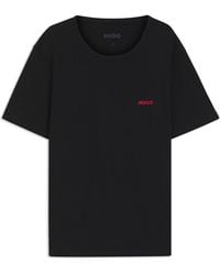 HUGO - 3 Pack Lounge Crew T-shirts - Lyst