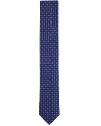 HUGO - Cravate en jacquard de soie à micro pois - Lyst