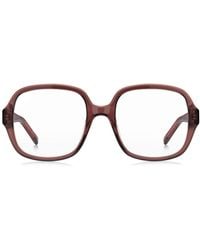 BOSS - Optisch Montuur Van Bruin Acetaat Met Double B-Monogram - Lyst