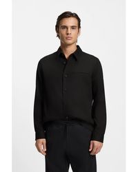 HUGO - Oversized-Fit Overshirt - Lyst