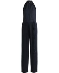 BOSS - Ärmelloser Jumpsuit Mit Plissee-Falten Und Bindegürtel - Lyst