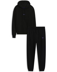 HUGO - Cotton Tracksuit Set With Logo Patch - Lyst