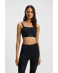BOSS - Active Sports Top With Mesh Insert - Lyst