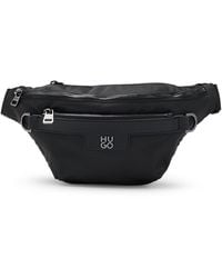 HUGO - Sac ceinture en twill avec logo métallique revisité - Lyst
