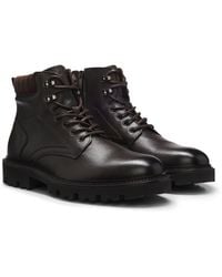 BOSS - Lace-Up Boots - Lyst