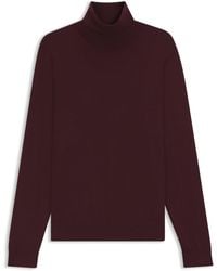 BOSS - Pull En Cachemire À Col Roulé Beckham X - Lyst