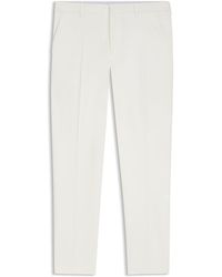 BOSS - Tapered-Fit Hose Aus Merzerisierter Stretch-Baumwolle - Lyst