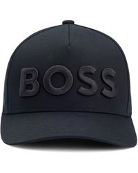 BOSS - Cap aus Baumwoll-Twill mit 3D-Logo-Stickerei - Lyst