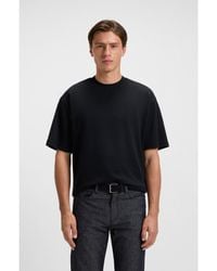 BOSS - Relaxed-Fit Cotton-Blend T-Shirt - Lyst