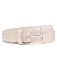 BOSS - Italian-Leather Belt With Pin Buckle - Lyst