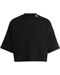 HUGO - Kurzarmshirt T-Shirt Damelody - Lyst