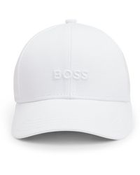BOSS - Cap aus Baumwoll-Twill mit sechs Bahnen und Logo-Stickerei - Lyst