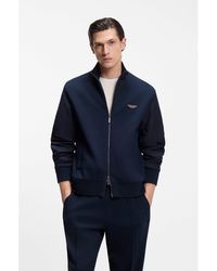 BOSS - X Aston Martin Sweatshirt With Wing Detail - Lyst