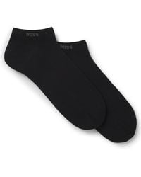 BOSS - Lot de deux paires de chaussettes basses en tissu stretch - Lyst