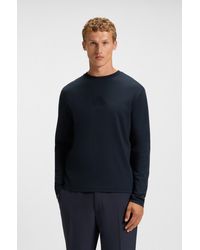 BOSS - Dark Blue Men's T-shirts Size M - Lyst