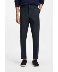 BOSS - Modern-Fit Trousers - Lyst