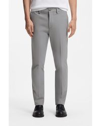 BOSS - Slim-Fit Trousers - Lyst