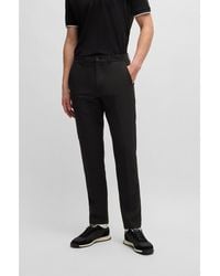 BOSS - Regular-Fit Trousers - Lyst