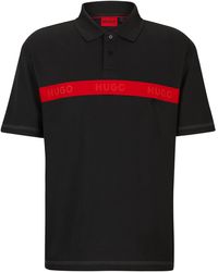 HUGO - Poloshirt DECHOLO Relaxed Fit - Lyst
