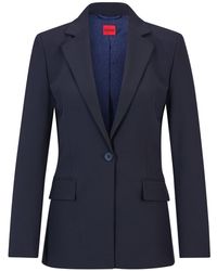 HUGO - Veste Regular Fit En Tissu Stretch - Lyst