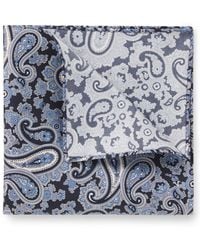 BOSS - Pochet Van Zuivere Zijde Met Paisleyprint - Lyst