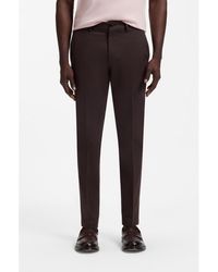 BOSS - Slim-Fit Trousers - Lyst