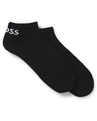 BOSS - Lot de deux paires de chaussettes basses en tissu stretch - Lyst