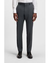 BOSS - Slim-Fit Trousers - Lyst
