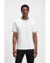 BOSS - White Men's T-shirts Size M - Lyst