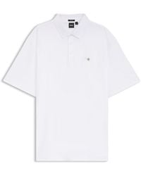 BOSS - White Men's Polo Shirts Size 2xt - Lyst