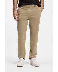 BOSS - Tapered-Fit Trousers - Lyst