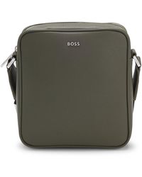 BOSS - Reporter Bag With-Tone Logo Lettering - Lyst