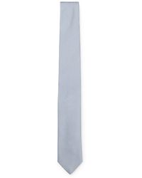 BOSS - Silk-Blend Tie With Jacquard Pattern - Lyst
