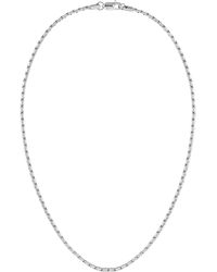 BOSS - Silver-tone Necklace With Branded Lobster Clasp - Lyst