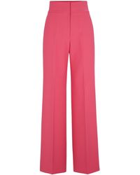 HUGO - Regular-Fit Broek Met Hoge Taille En Uitlopende Pijpen - Lyst