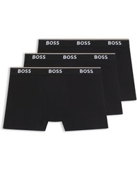 BOSS - Three-Pack Of Boxer Briefs - Lyst