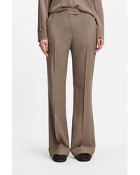 BOSS - Flared-Fit Trousers - Lyst