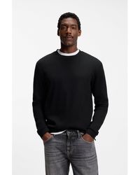 BOSS - Cotton-Jersey T-Shirt With Crew Neck - Lyst